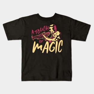 A Touch of Magic - Trumpet Player Kids T-Shirt